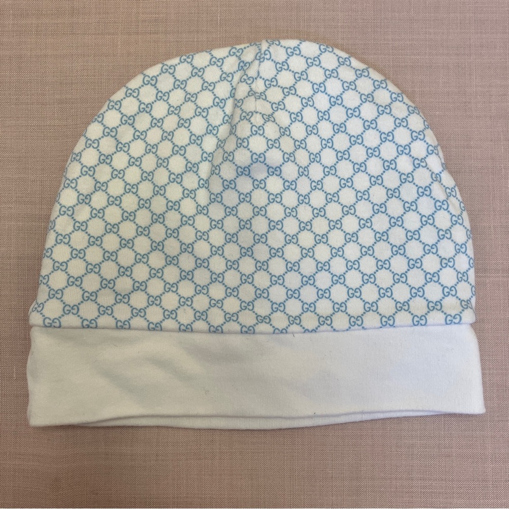 Gucci Baby GG Pattern Wool Hat
